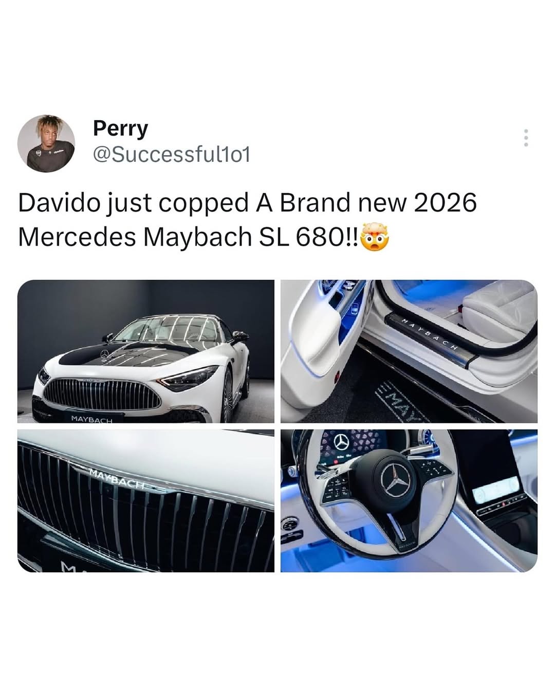 davidos 2026 Mercedes-Maybach SL680